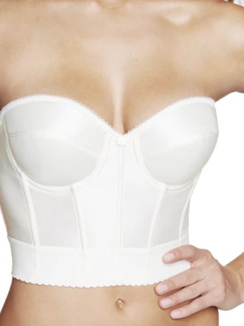 Dominique Women's Noemi Backless Strapless Bustier Bridal Bra 38D